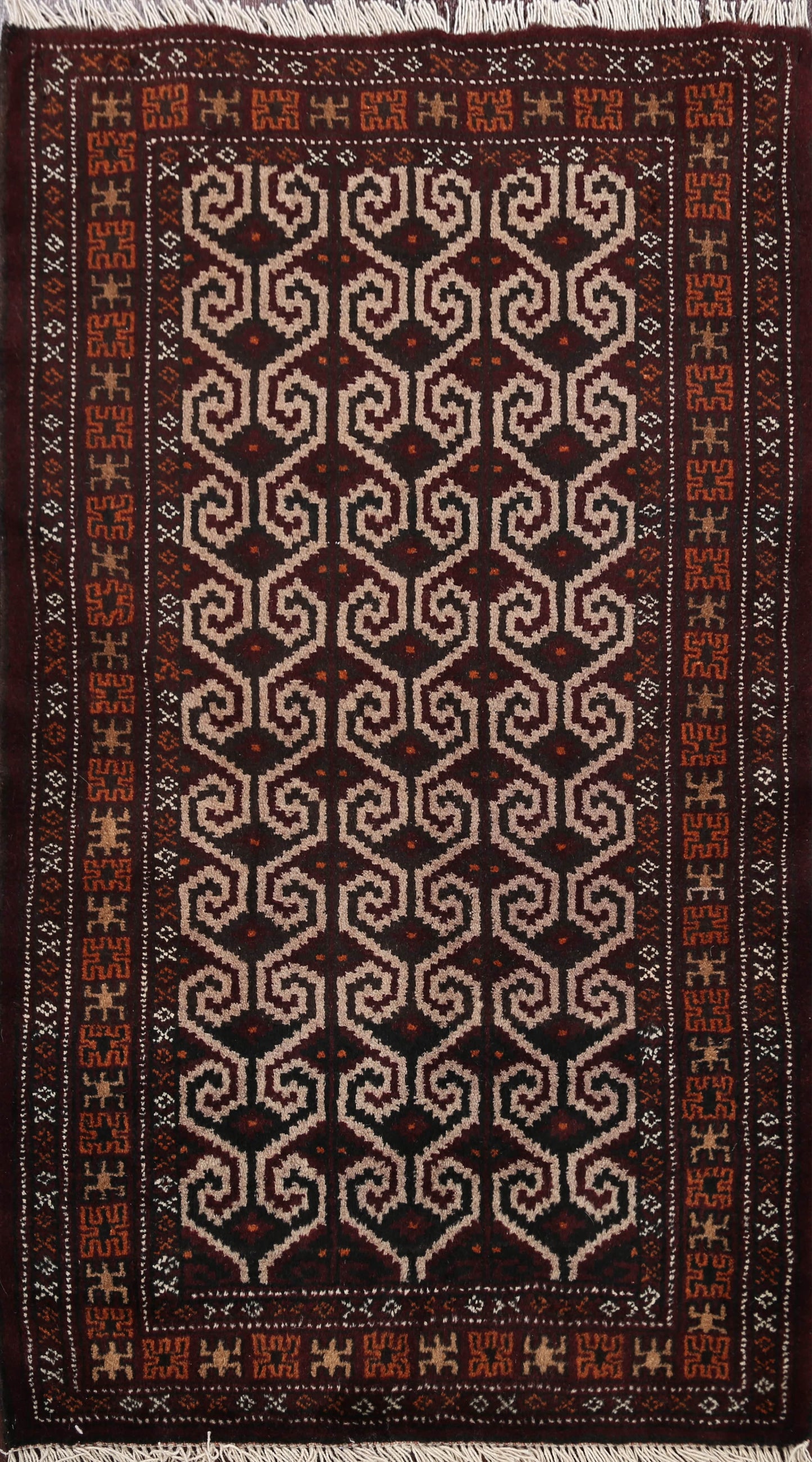 Tribal Bokhara Oriental Area Rug 2x3