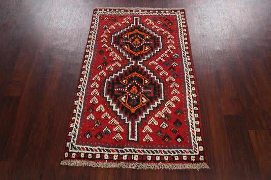 Tribal Shiraz Persian Area Rug 3x4