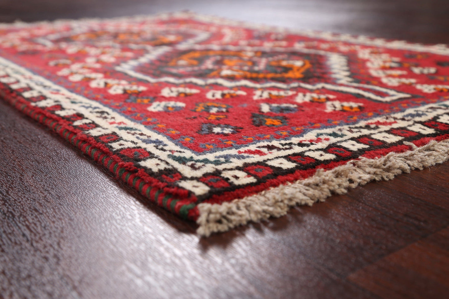 Tribal Shiraz Persian Area Rug 3x4