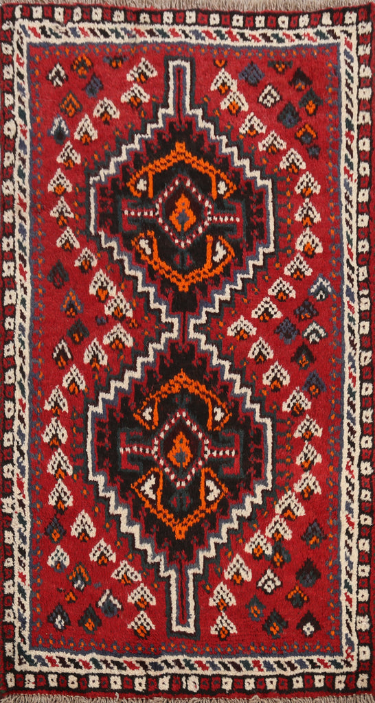 Tribal Shiraz Persian Area Rug 3x4