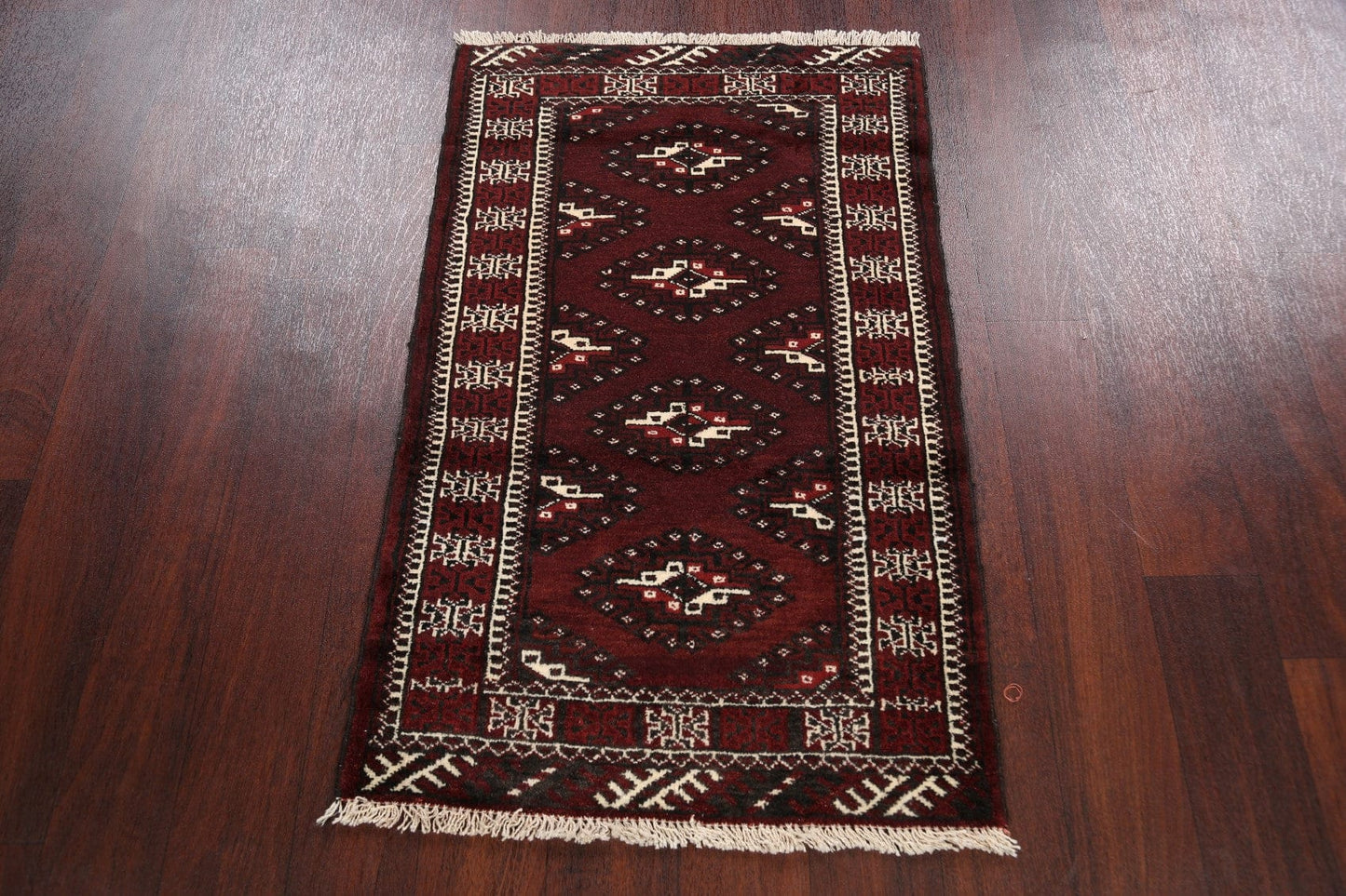 Tribal Bokhara Oriental Area Rug 2x4