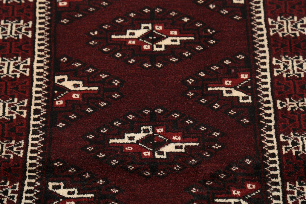 Tribal Bokhara Oriental Area Rug 2x4