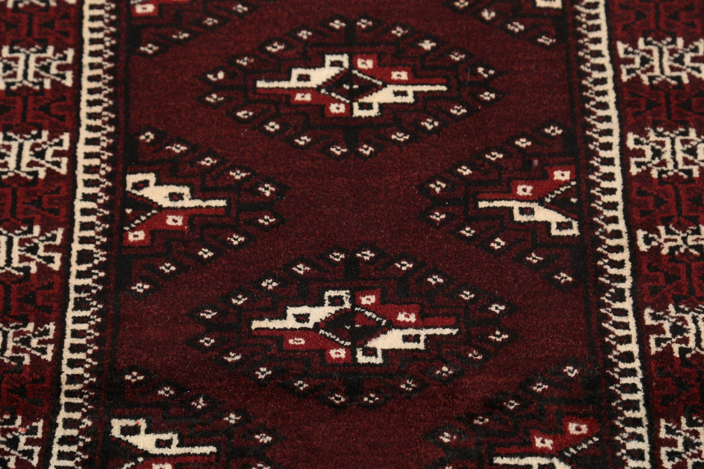 Tribal Bokhara Oriental Area Rug 2x4