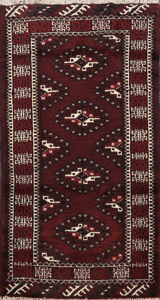 Tribal Bokhara Oriental Area Rug 2x4