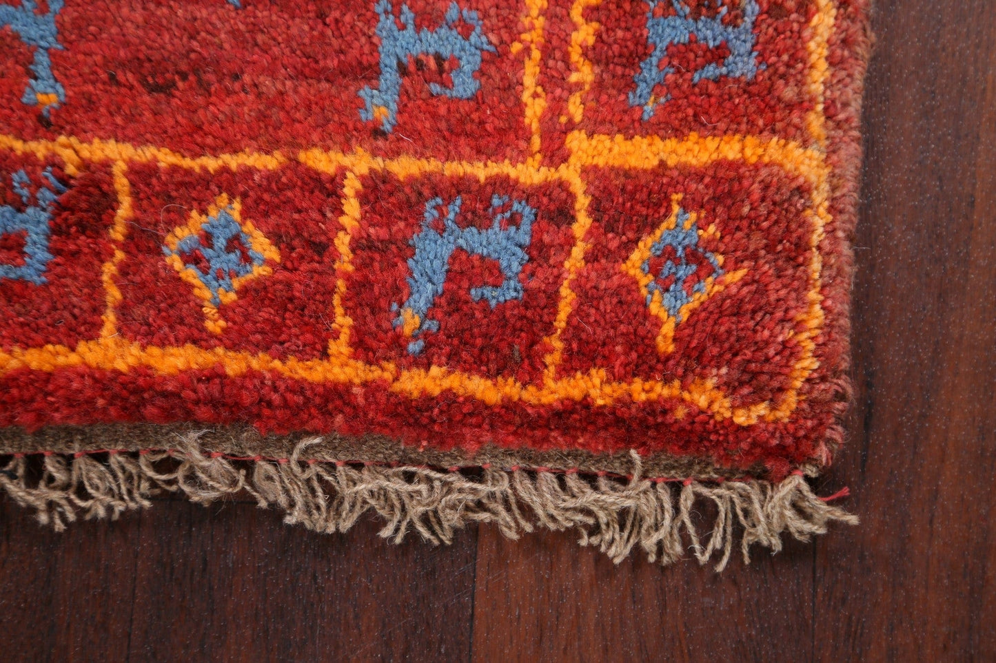 Set of 2 Tribal Gabbeh Persian Area Rugs 1x1 Square