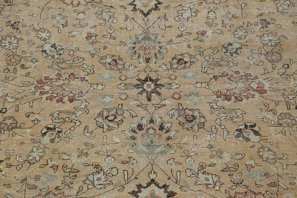 Pre-1900 Antique Sultanabad Persian Area Rug 10x13