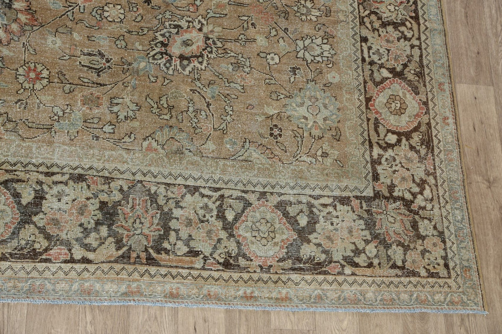 Pre-1900 Antique Sultanabad Persian Area Rug 10x13