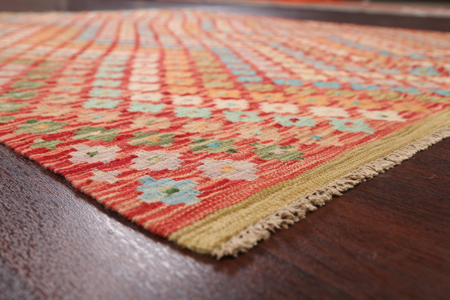 Flat-Woven Kilim Oriental Area Rug 5x6