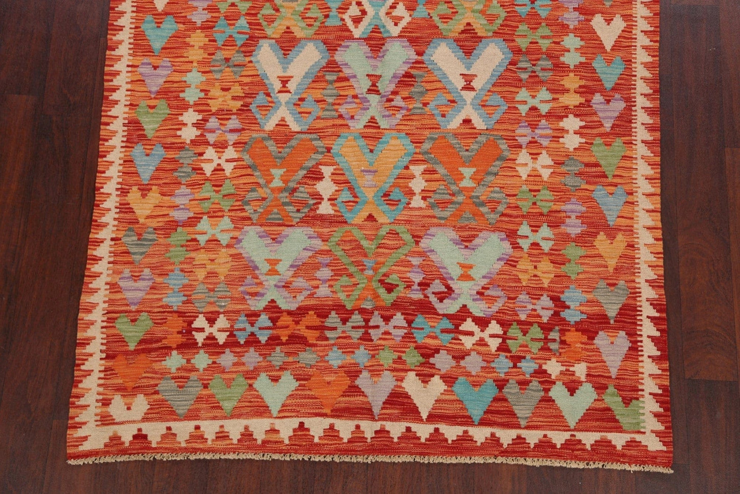 Flat-Woven Kilim Oriental Area Rug 5x6