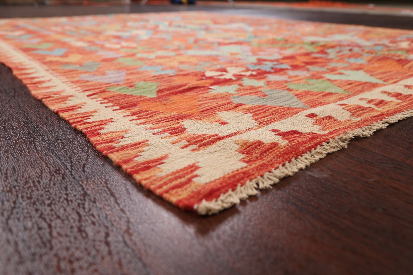 Flat-Woven Kilim Oriental Area Rug 5x6