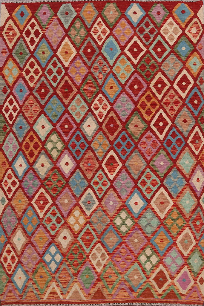 Flat-Woven Kilim Oriental Area Rug 5x7