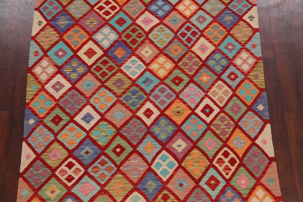 Flat-Woven Kilim Oriental Area Rug 5x6