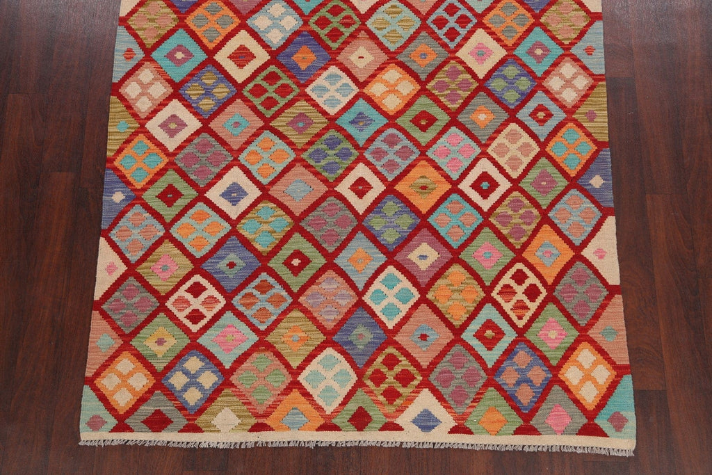 Flat-Woven Kilim Oriental Area Rug 5x6