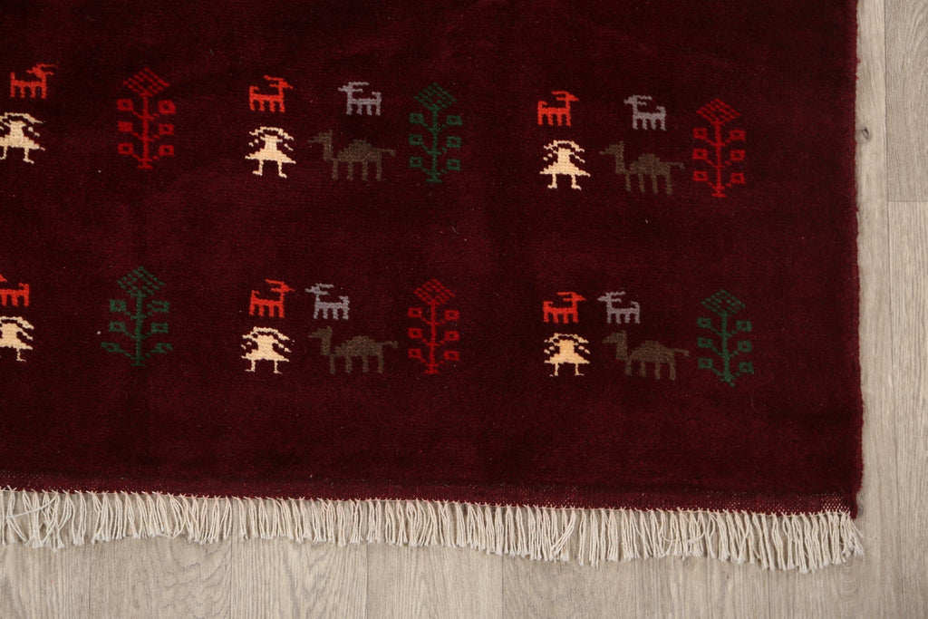 Gabbeh Persian Area Rug 5x7