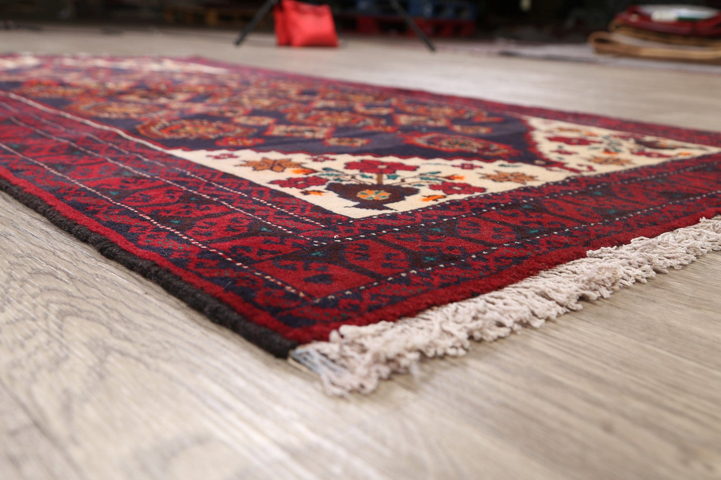 Balouch Afghan Oriental Area Rug 3x6