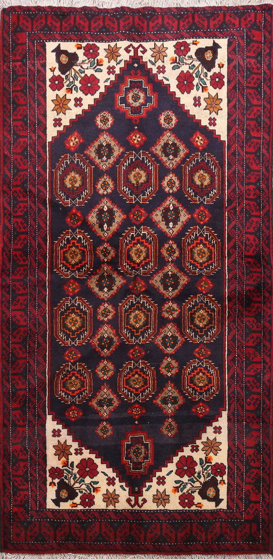 Balouch Afghan Oriental Area Rug 3x6