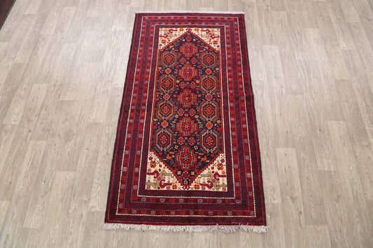 Balouch Afghan Oriental Runner Rug 3x7