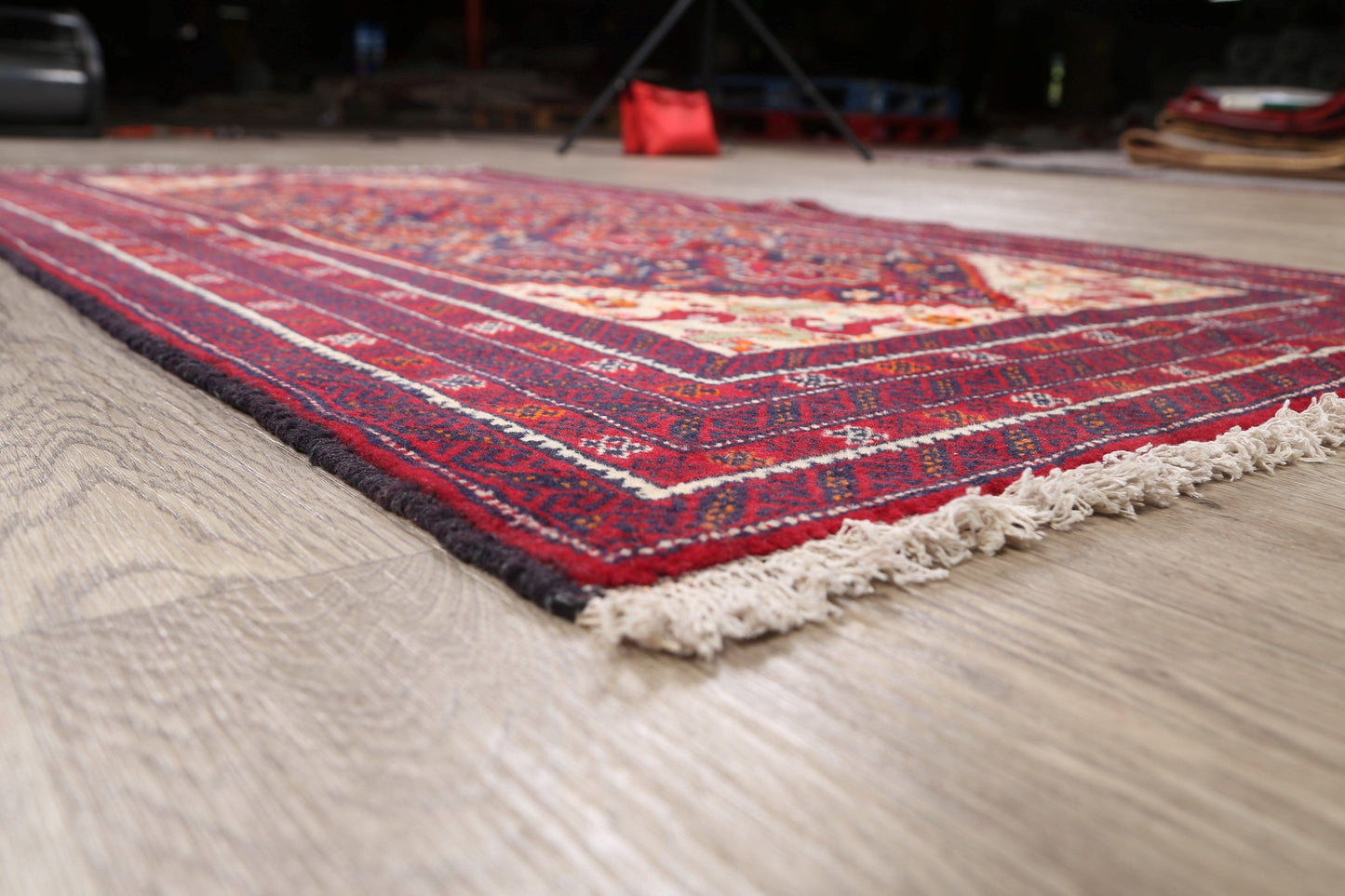 Balouch Afghan Oriental Runner Rug 3x7