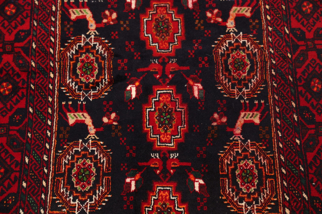 Balouch Afghan Oriental Area Rug 3x6