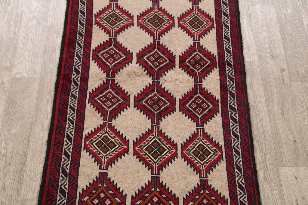 Balouch Afghan Oriental Area Rug 3x6