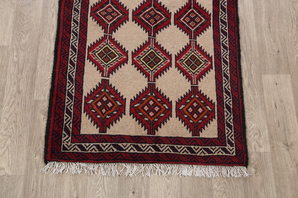 Balouch Afghan Oriental Area Rug 3x6