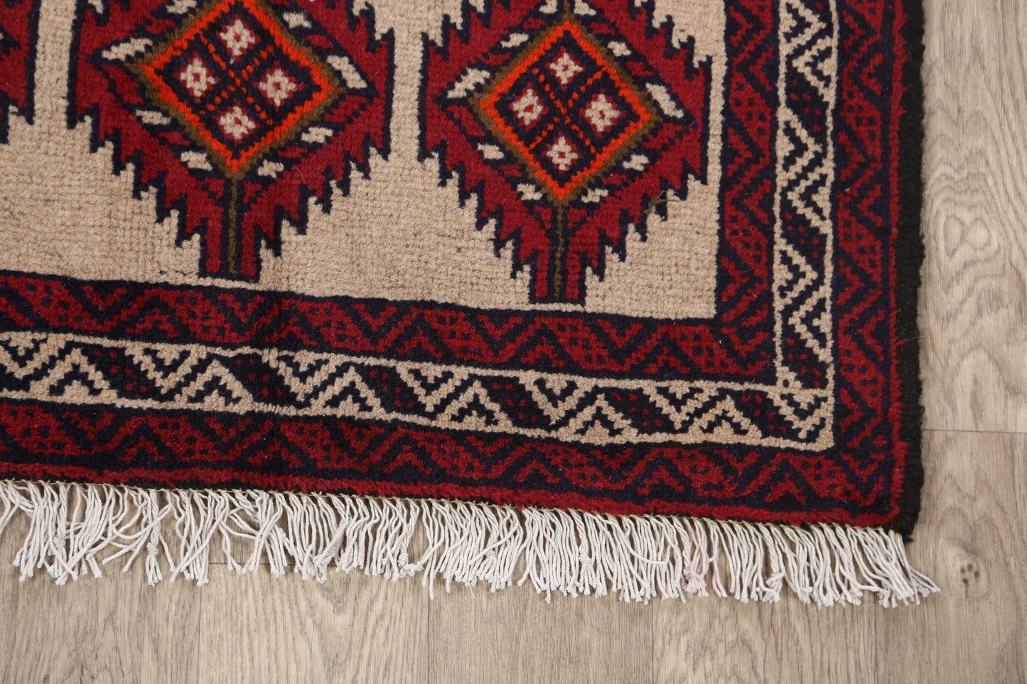 Balouch Afghan Oriental Area Rug 3x6