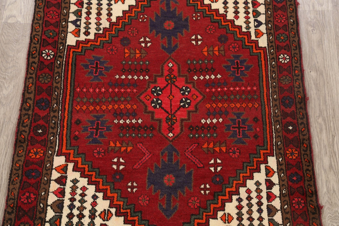 Hamedan Persian Area Rug 3x5