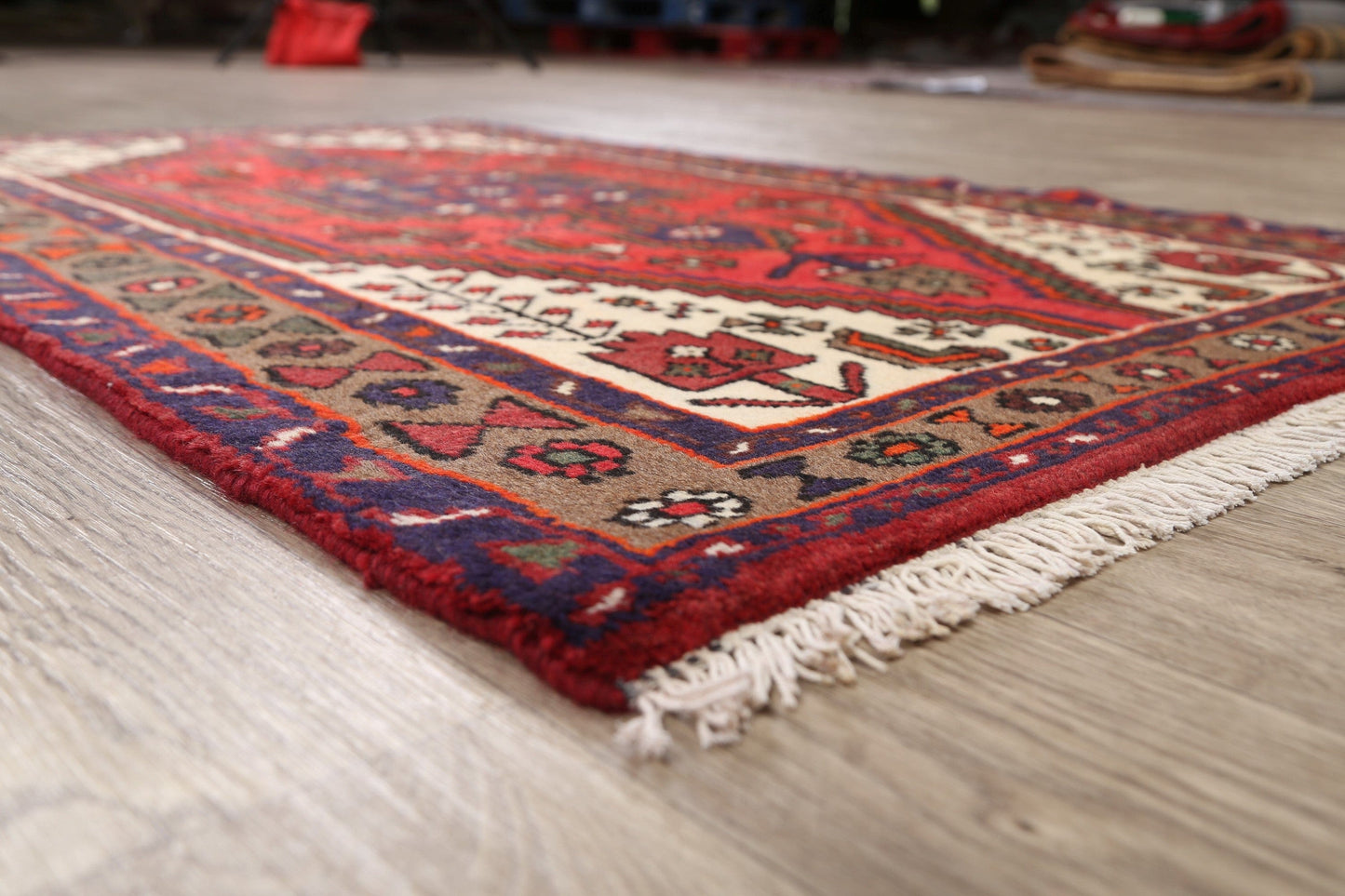 Hamedan Persian Area Rug 3x5