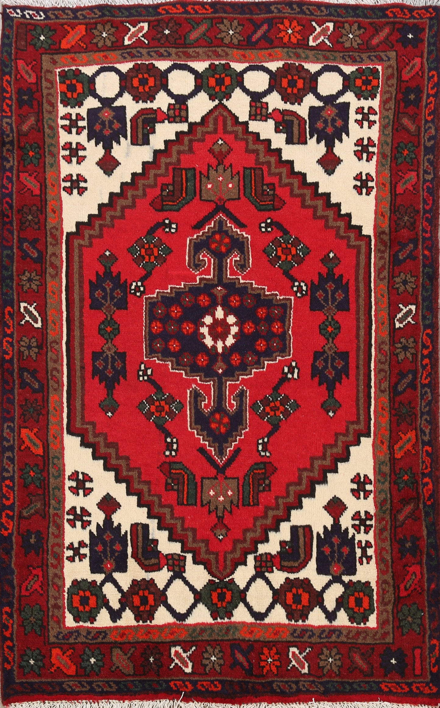 Hamedan Persian Area Rug 3x5