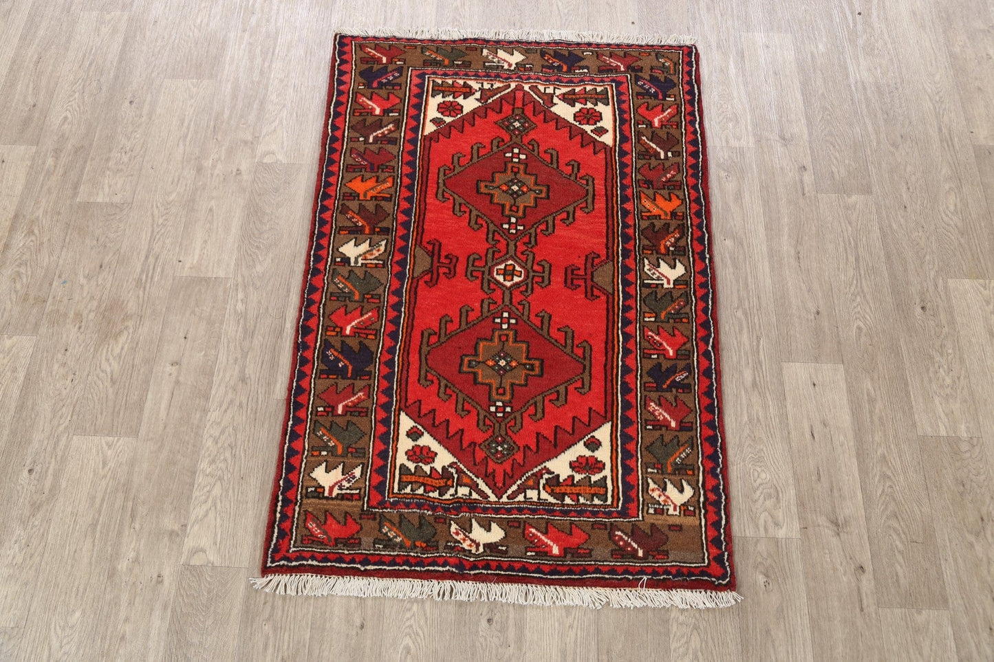 Hamedan Persian Area Rug 3x5