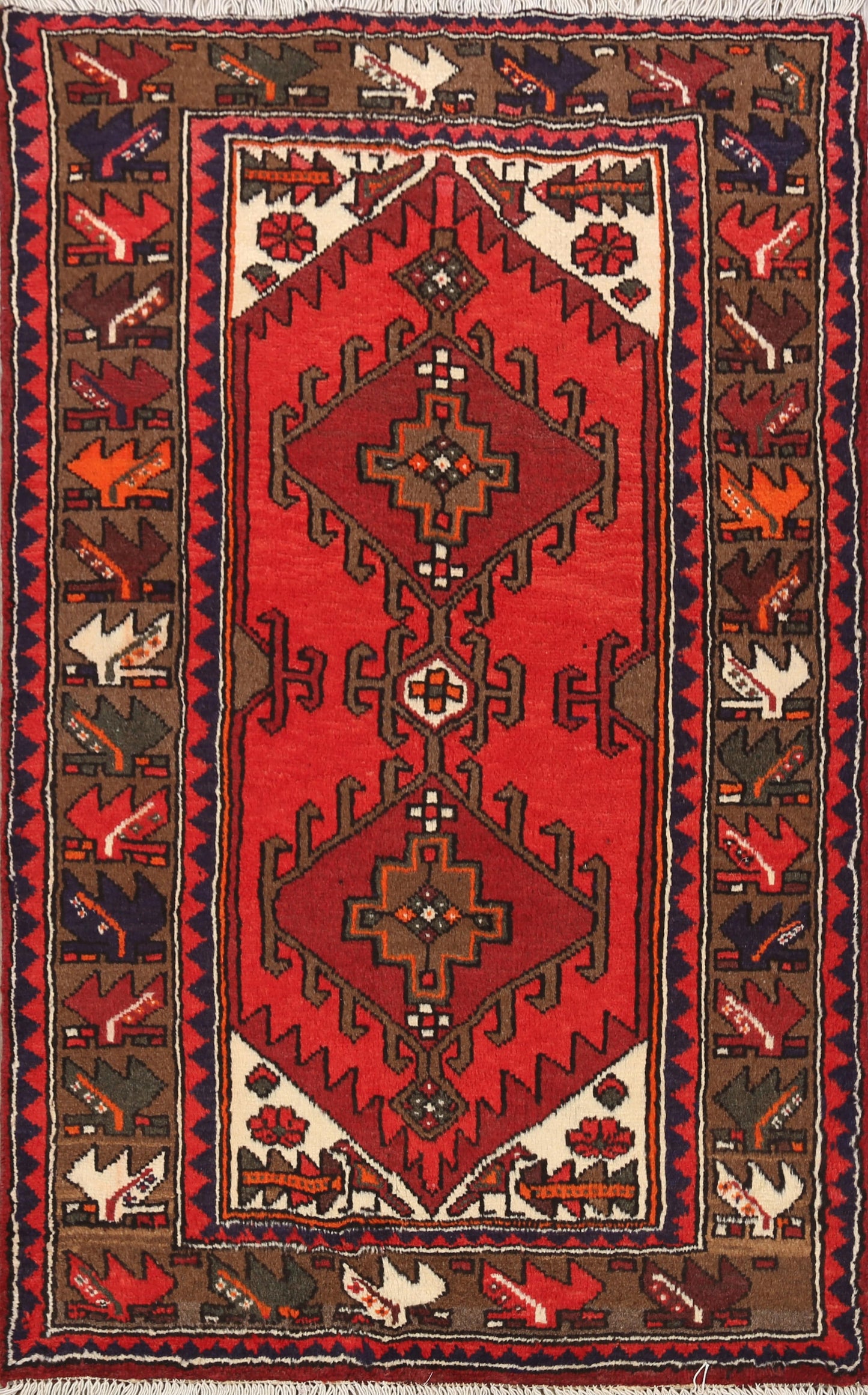 Hamedan Persian Area Rug 3x5