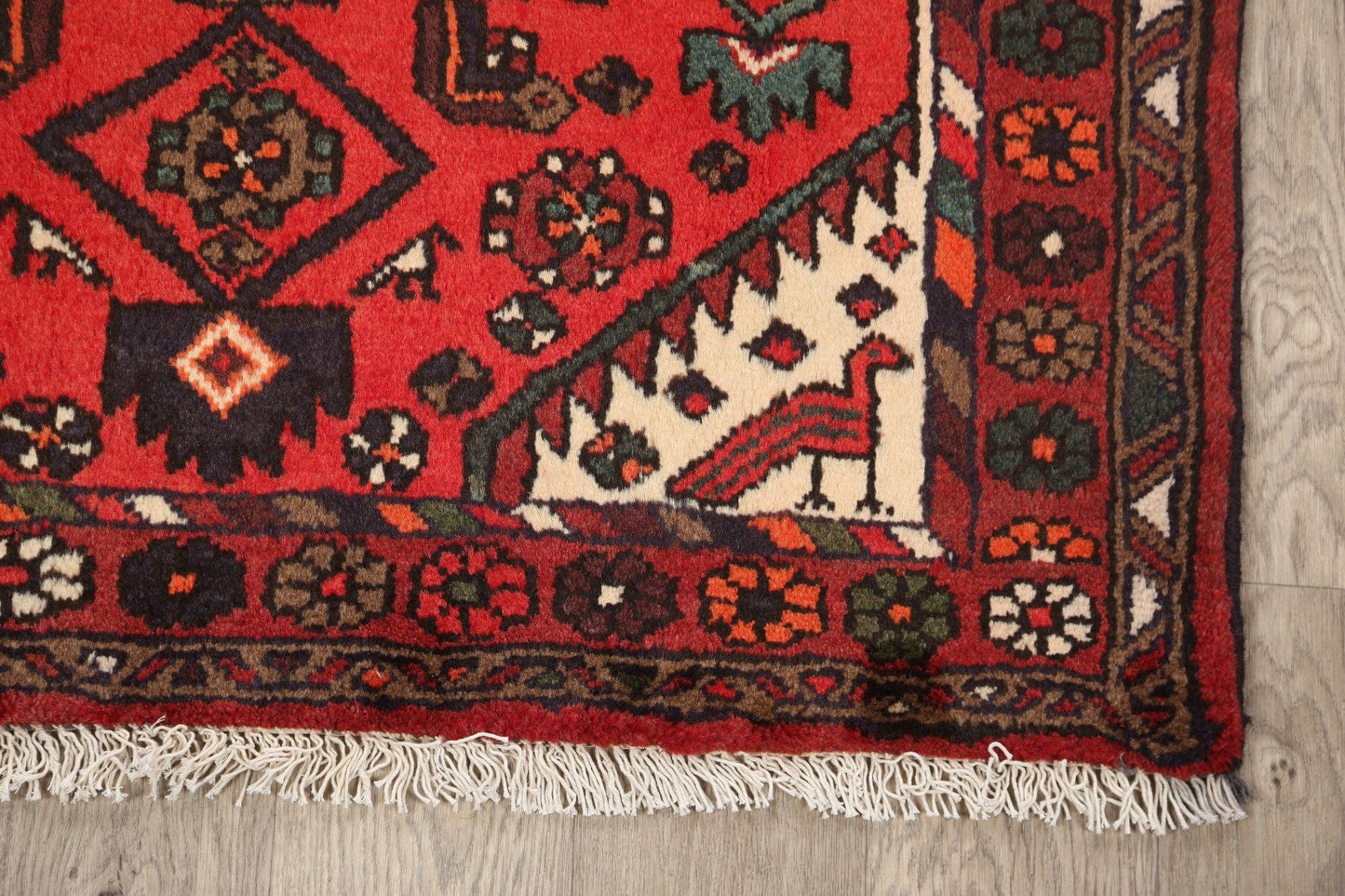 Hamedan Persian Area Rug 3x5