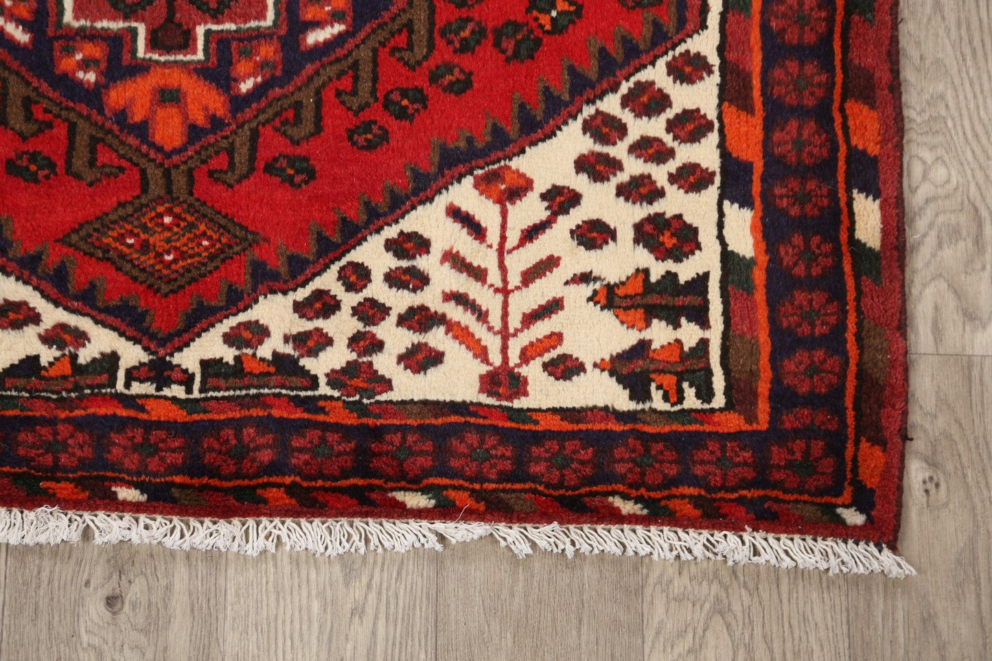 Hamedan Persian Area Rug 4x5