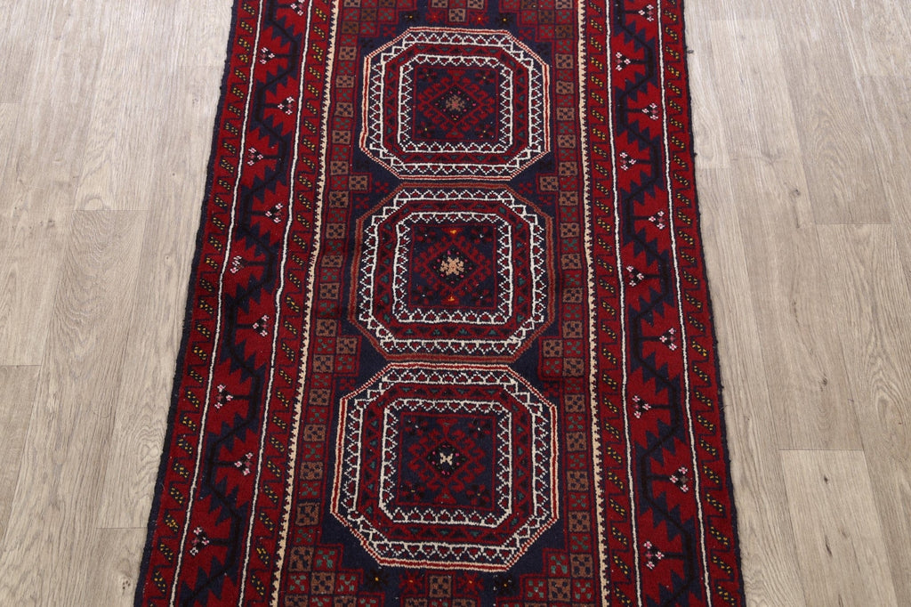 Balouch Afghan Oriental Area Rug 3x6