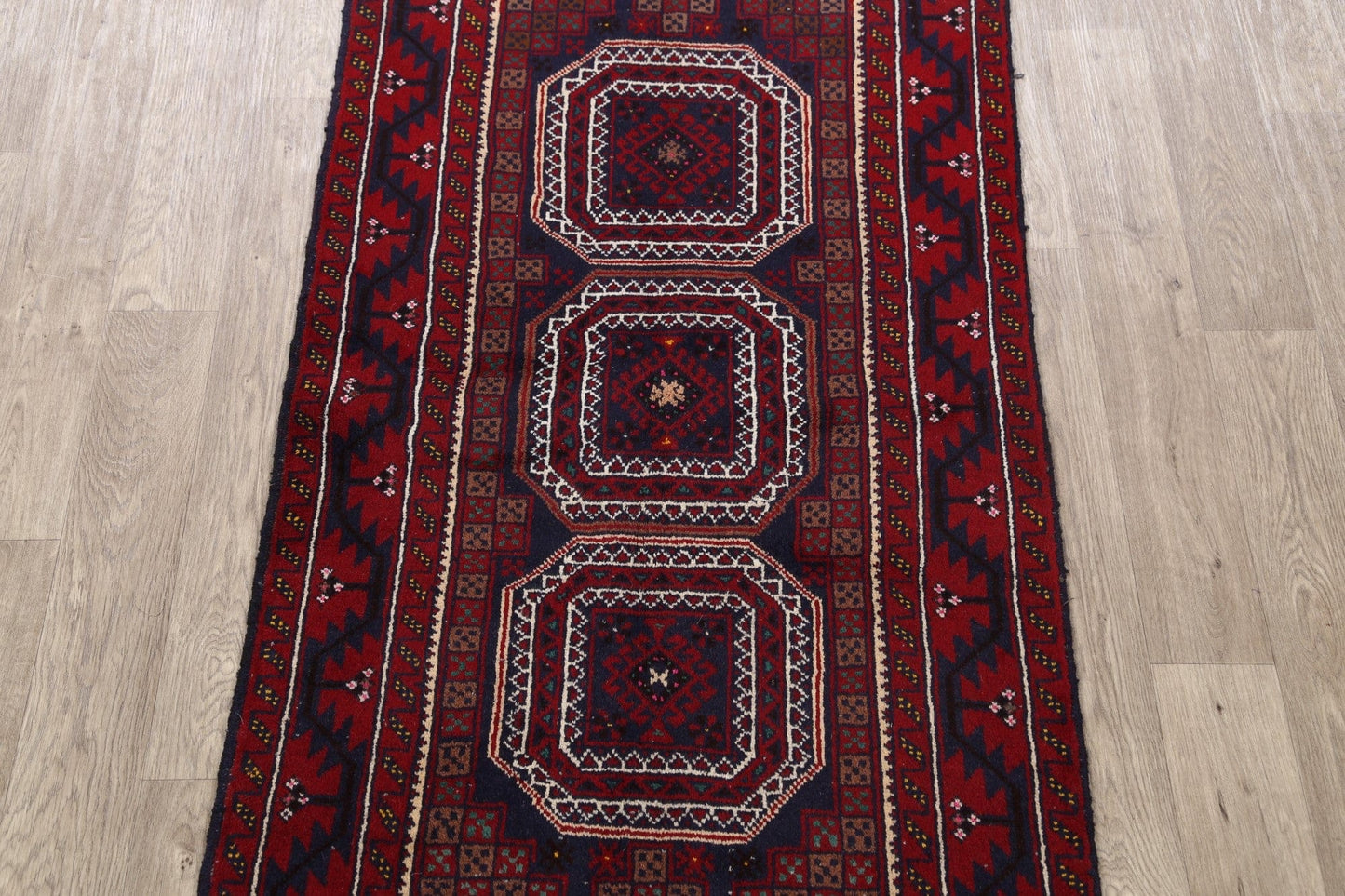 Balouch Afghan Oriental Area Rug 3x6