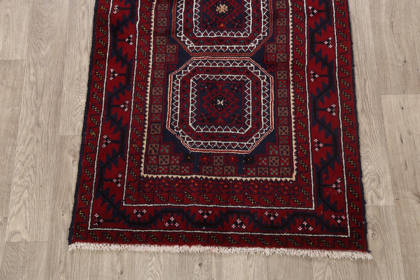 Balouch Afghan Oriental Area Rug 3x6