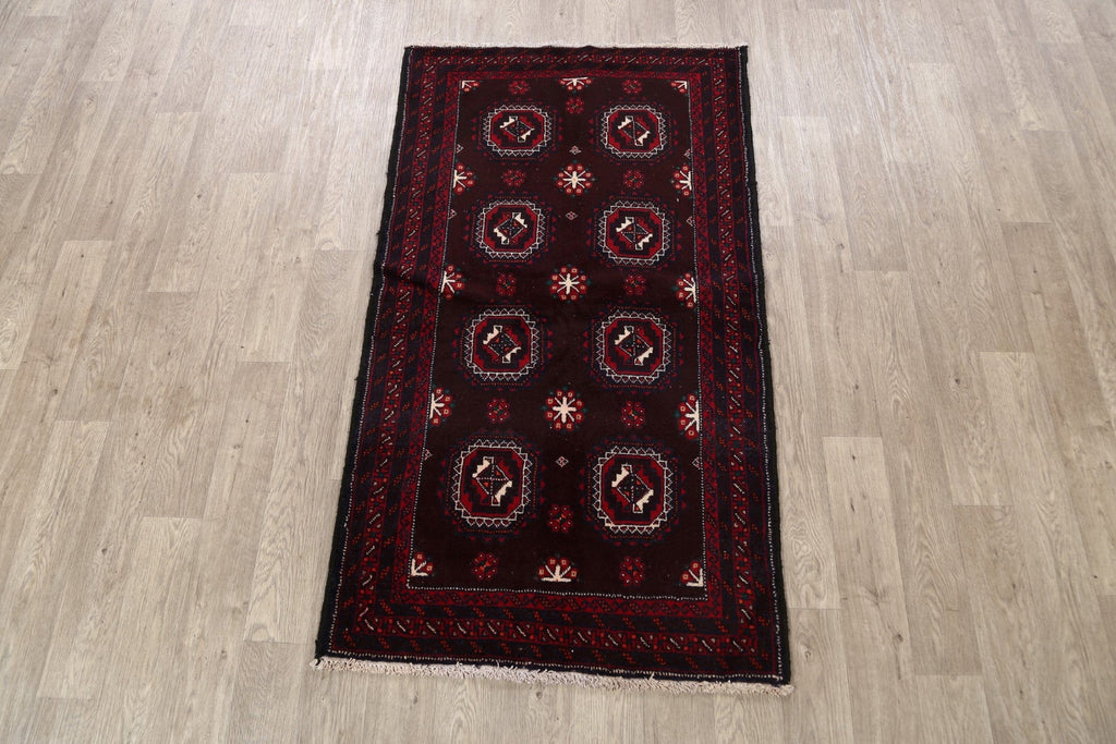 Balouch Afghan Oriental Area Rug 3x6