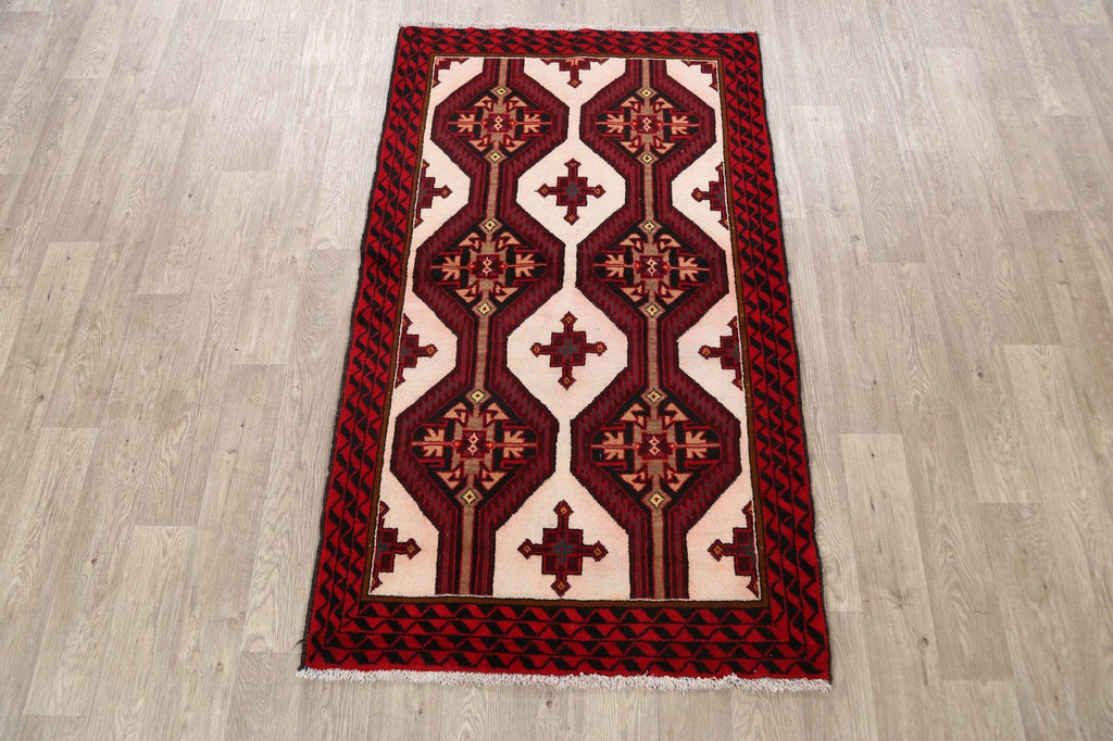 Balouch Afghan Oriental Area Rug 4x6