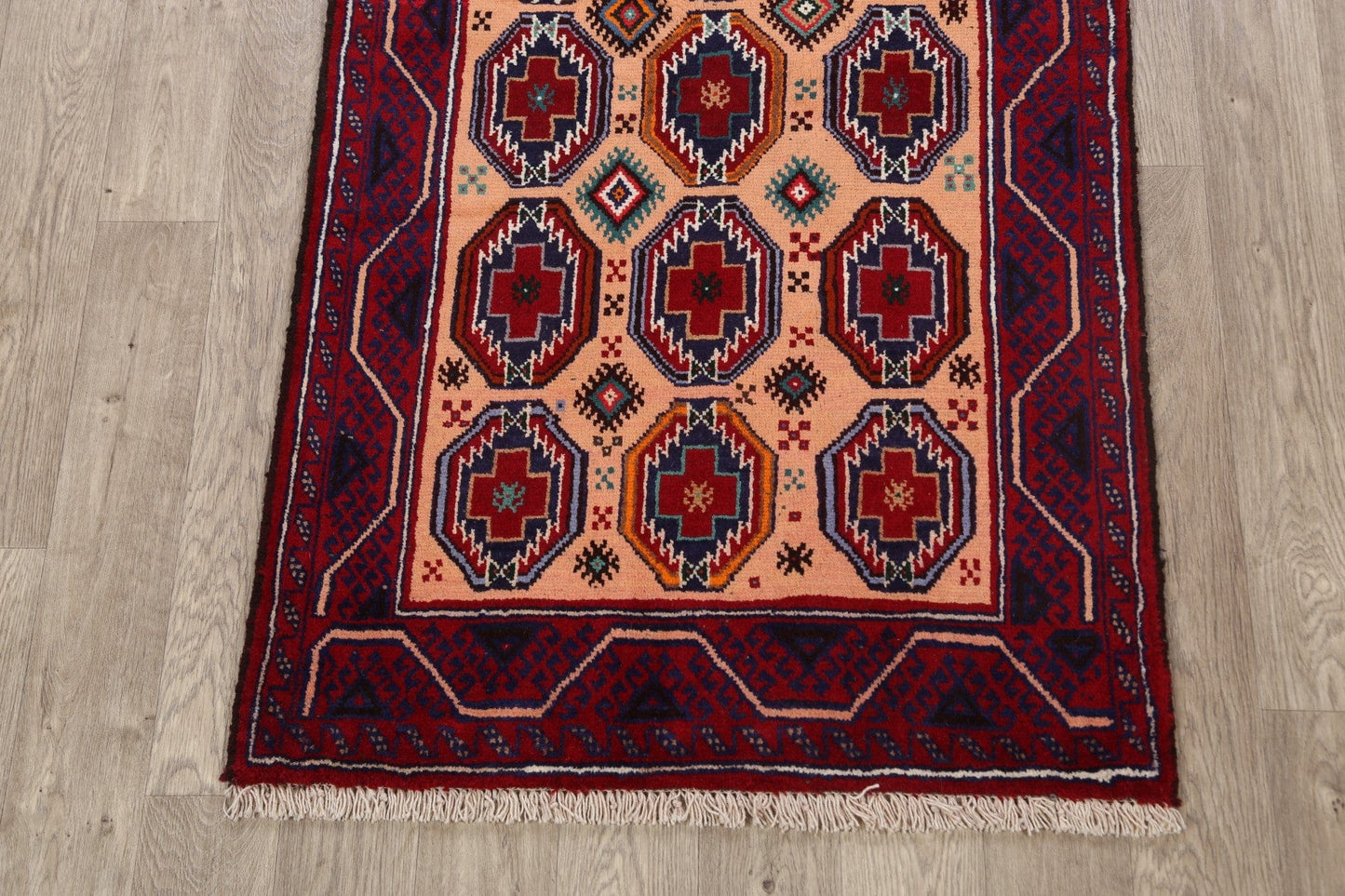 Balouch Afghan Oriental Area Rug 3x6