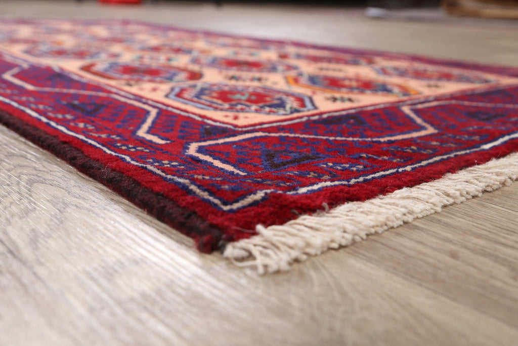 Balouch Afghan Oriental Area Rug 3x6