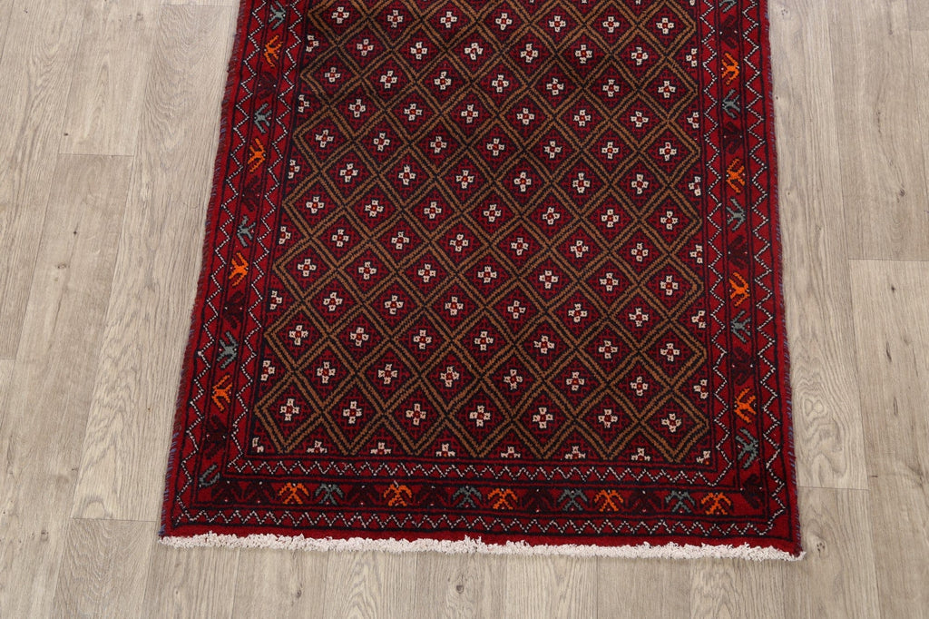 Balouch Afghan Oriental Area Rug 3x6