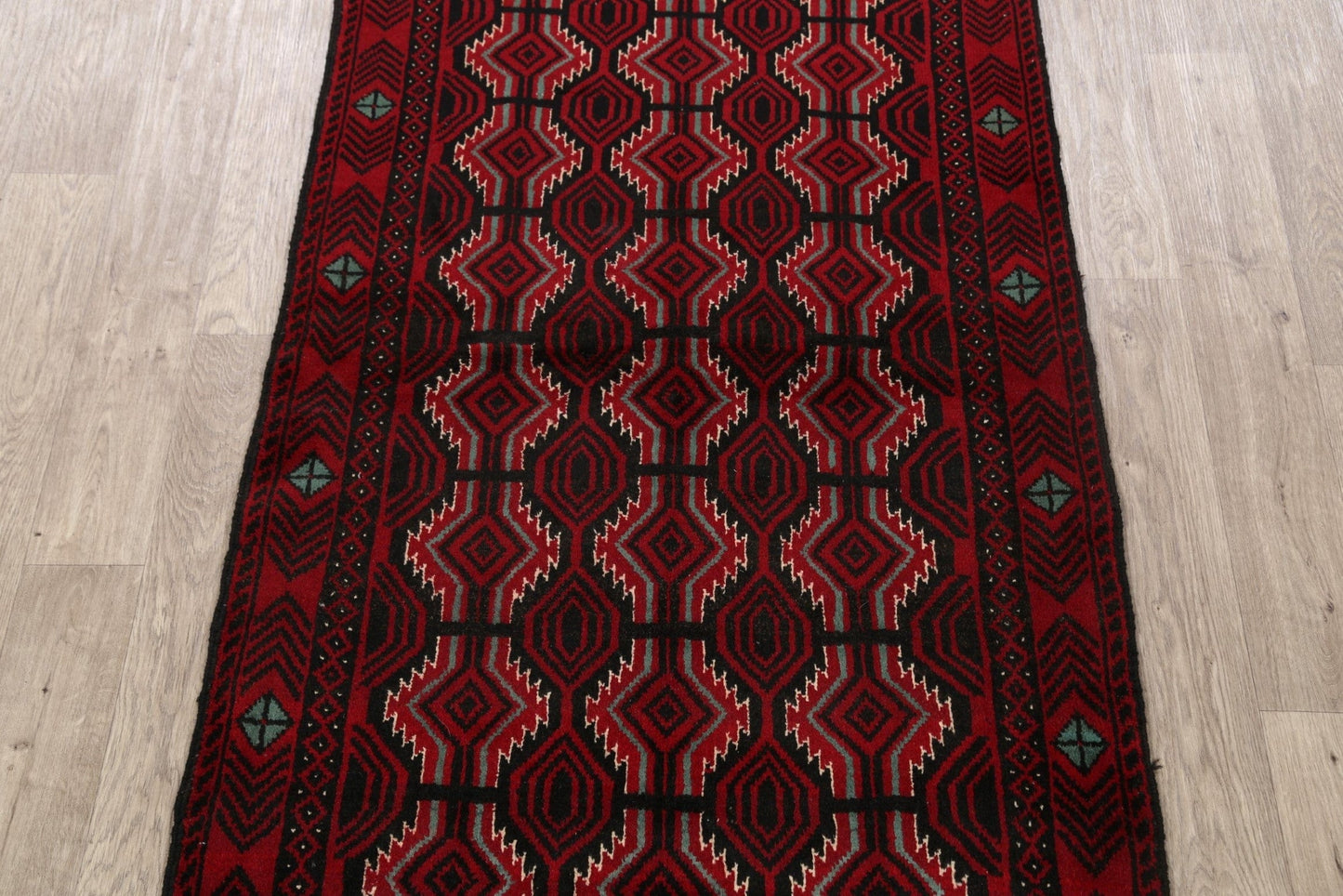 Balouch Afghan Oriental Area Rug 3x6