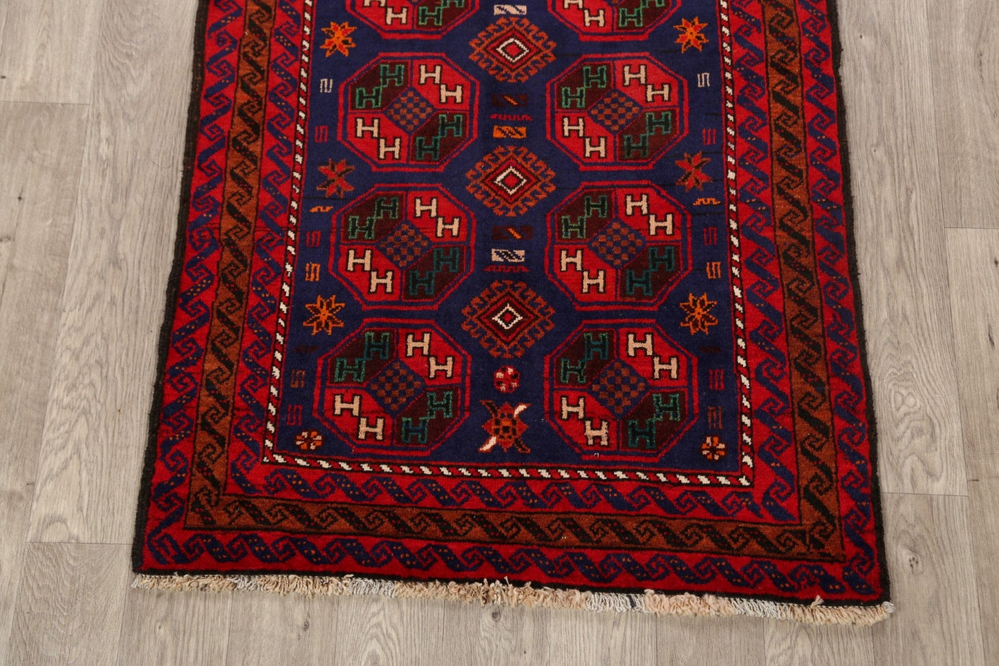 Balouch Afghan Oriental Area Rug 3x6