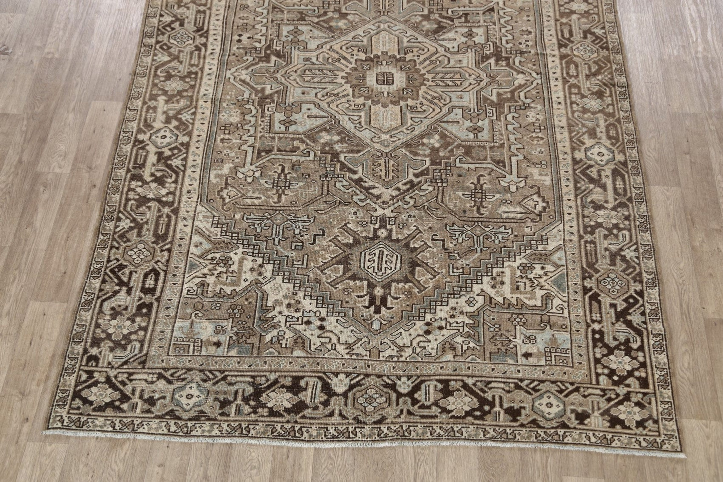 Antique Heriz Persian Area Rug 7x11