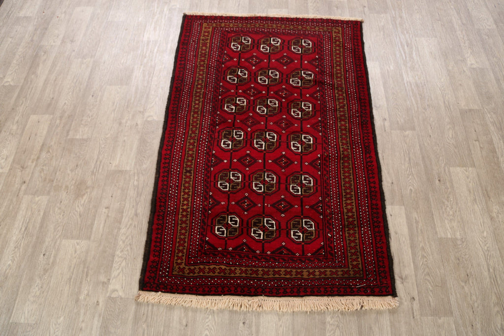 Balouch Afghan Oriental Area Rug 4x6