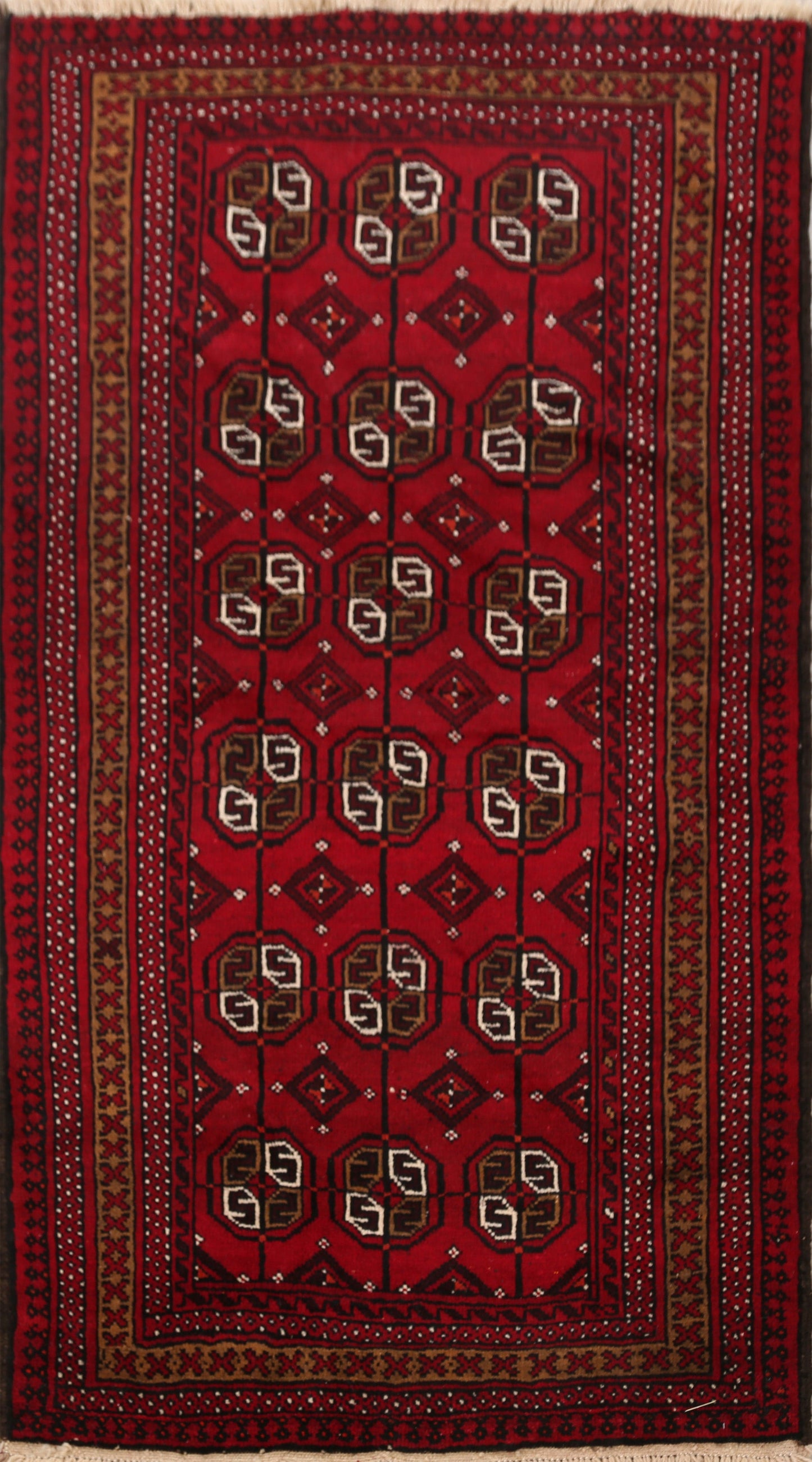 Balouch Afghan Oriental Area Rug 4x6