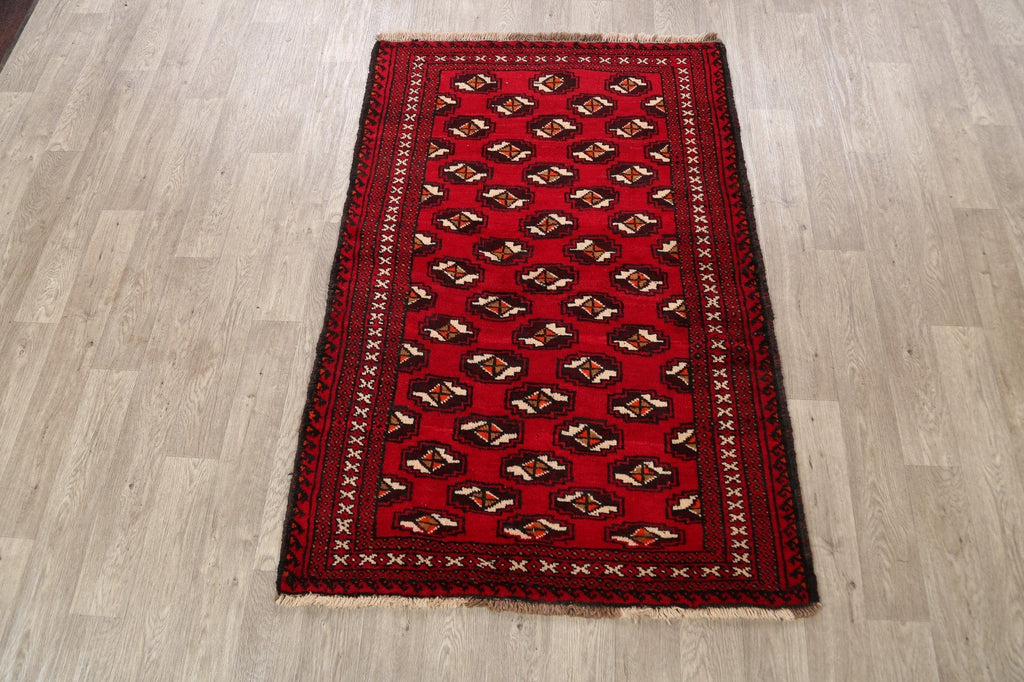 Balouch Afghan Oriental Area Rug 4x6