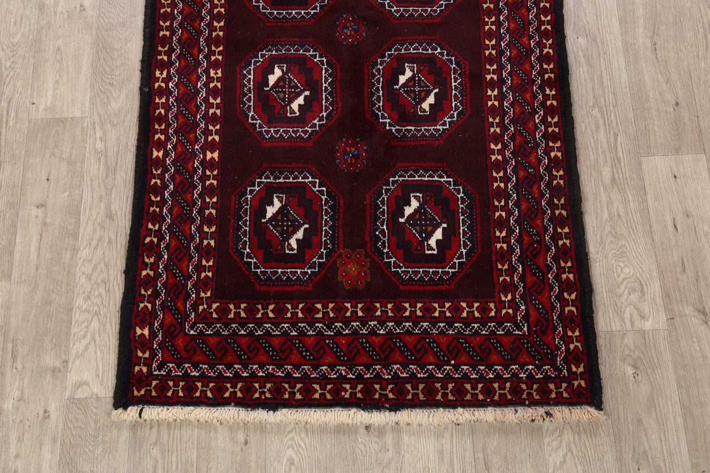 Balouch Afghan Oriental Area Rug 3x6