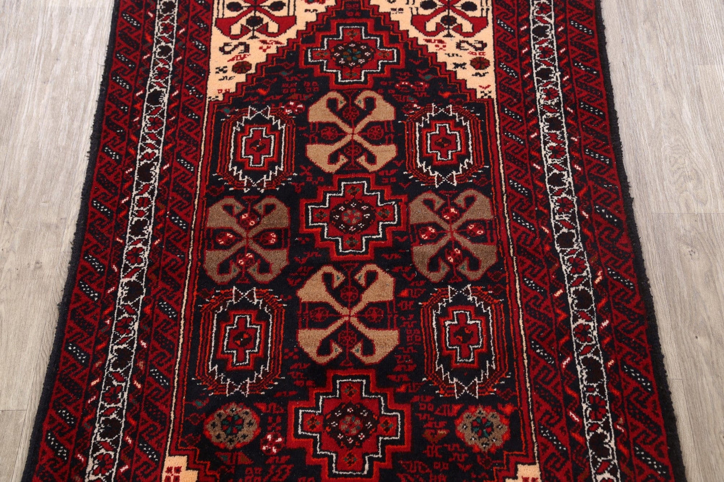 Balouch Afghan Oriental Area Rug 4x7