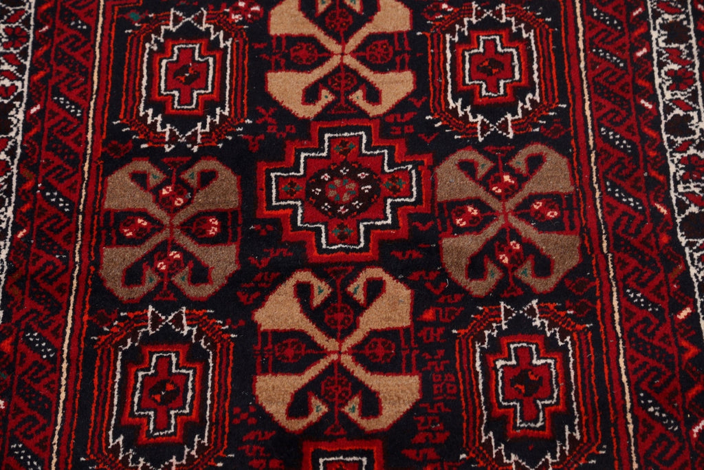 Balouch Afghan Oriental Area Rug 4x7